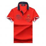 tee shirt polo ralph lauren homme lapel air force an crown embroidery red